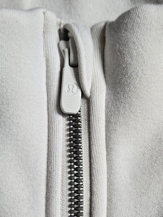 Lululemon Scuba Oversized Half-Zip Hoodie Bone White M/L Fleece Pullover Jacket - Picture 6 of 16